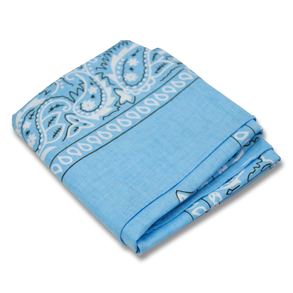 Paisley Bandanas Skyblue [Bandanas Skyblue] - $14.00 : Wholesale